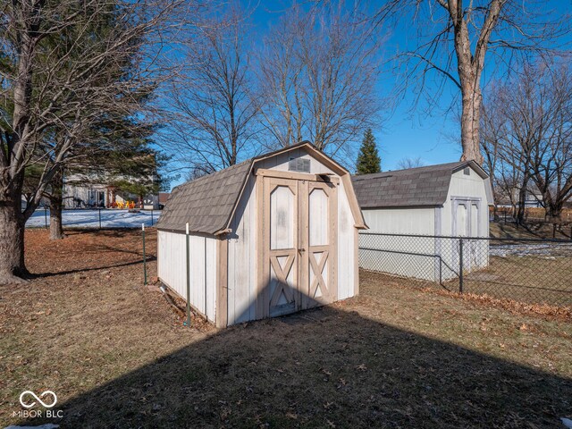 6264 Whitaker Farms Dr, Indianapolis, IN 46237 - view of outdoor structure featuring a lawn