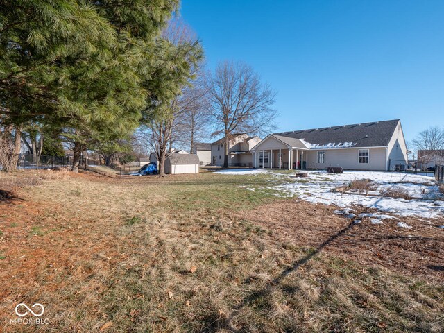 6264 Whitaker Farms Dr, Indianapolis, IN 46237 - view of yard