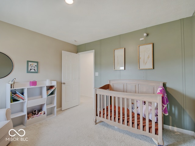 bedroom with carpet floors