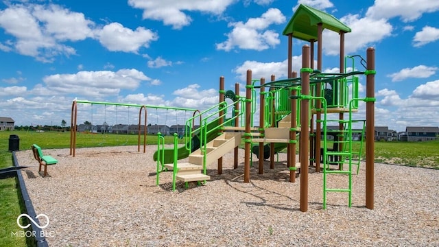 view of play area