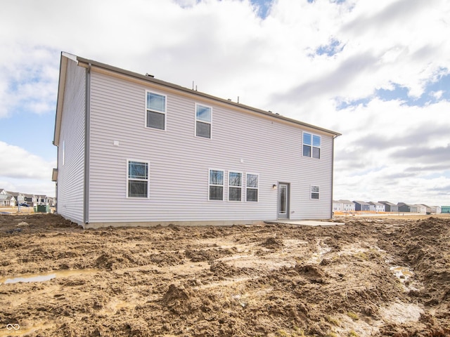 view of back of property