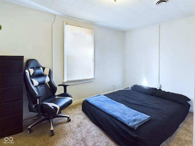 bedroom featuring carpet flooring