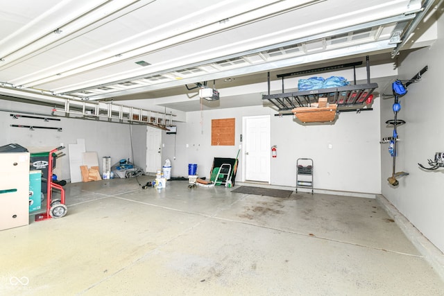 1324 Trailside Dr, Greenwood, IN 46143 - garage featuring a garage door opener