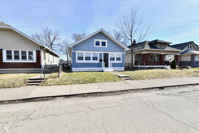 bungalow-style home with a porch