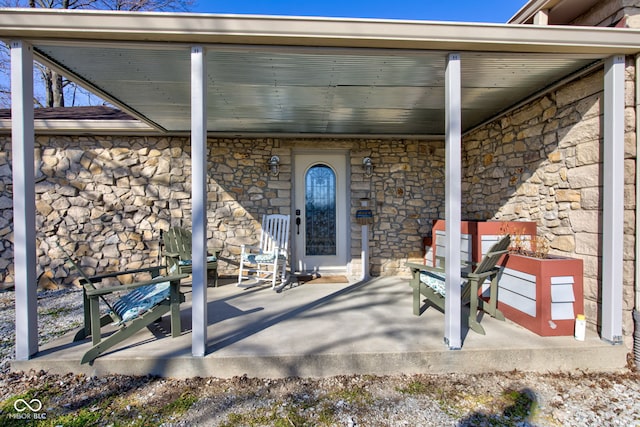 view of patio