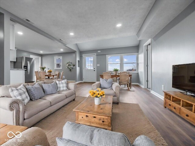 7279 W State Road 44, Shelbyville, IN 46176 - living room with light hardwood / wood-style flooring