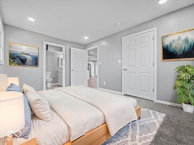 7279 W State Road 44, Shelbyville, IN 46176 - bedroom with ensuite bath and carpet