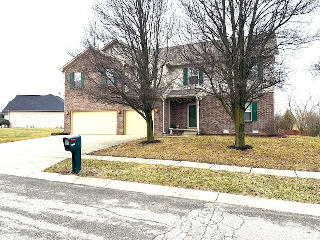 front of property featuring a garage