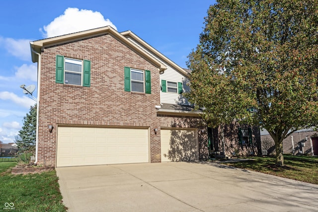 front facade featuring a garage