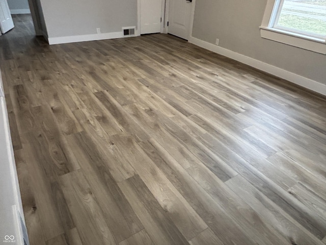 interior space featuring wood-type flooring