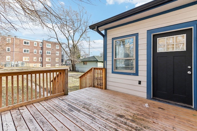 3707 N Kenwood Ave, Indianapolis, IN 46208 - view of wooden deck