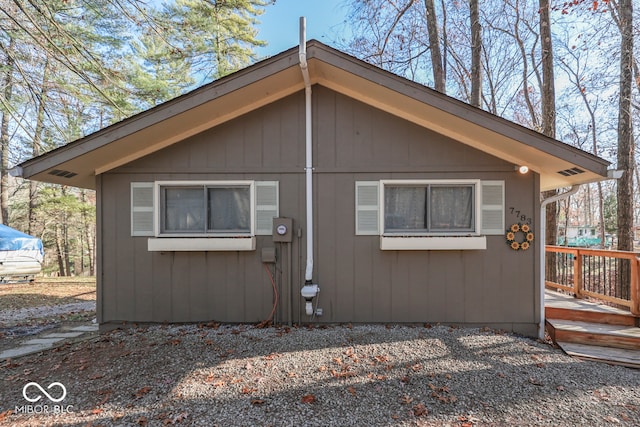 view of home's exterior