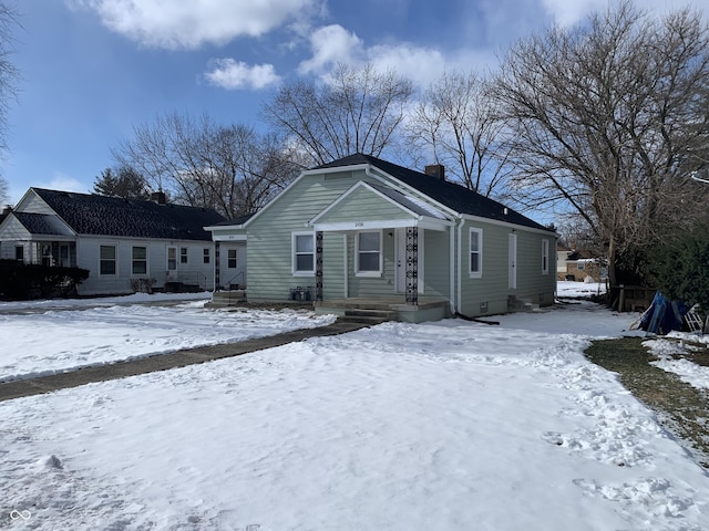 view of front of home