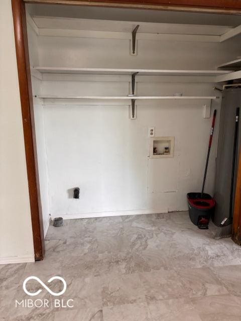 79 Circle Dr, Mooresville, IN 46158 - laundry room featuring hookup for a washing machine and baseboards
