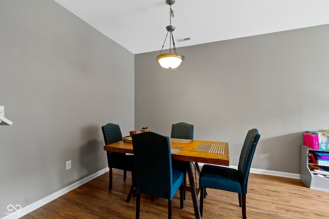 2231 Colfax Ln, Indianapolis, IN 46260 - dining space featuring wood finished floors and baseboards