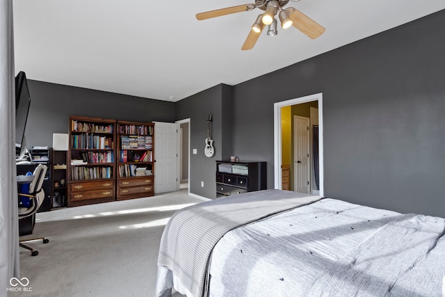 2231 Colfax Ln, Indianapolis, IN 46260 - bedroom with carpet floors and an office area