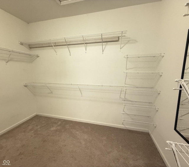 2231 Colfax Ln, Indianapolis, IN 46260 - spacious closet featuring dark colored carpet