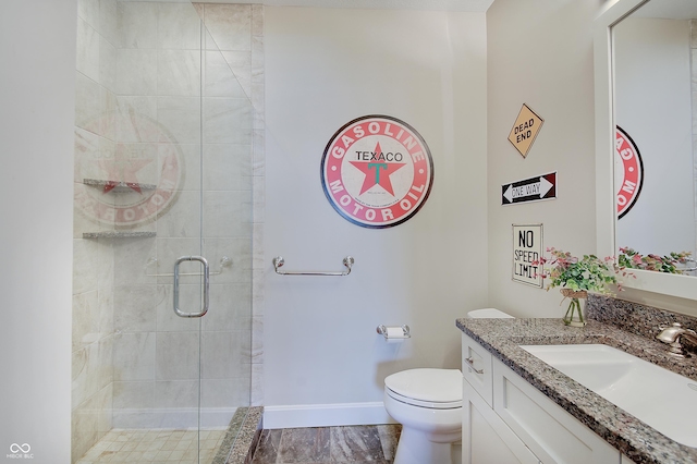 14445 Gainesway Cir, Fishers, IN 46040 - bathroom with vanity and a stall shower