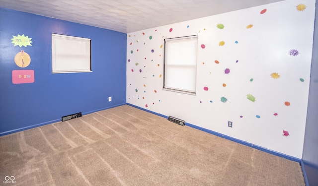 unfurnished bedroom with carpet