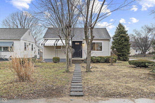 view of bungalow-style home