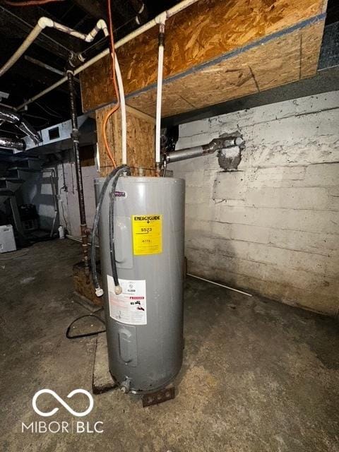 utilities featuring water heater