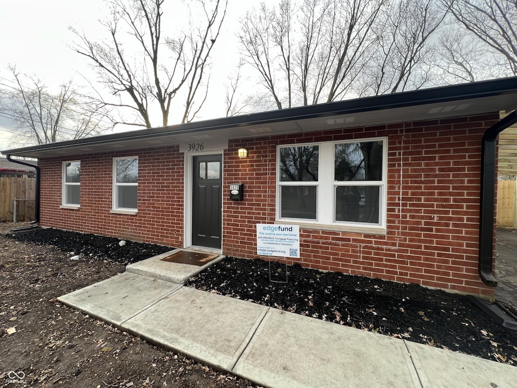 view of front of house