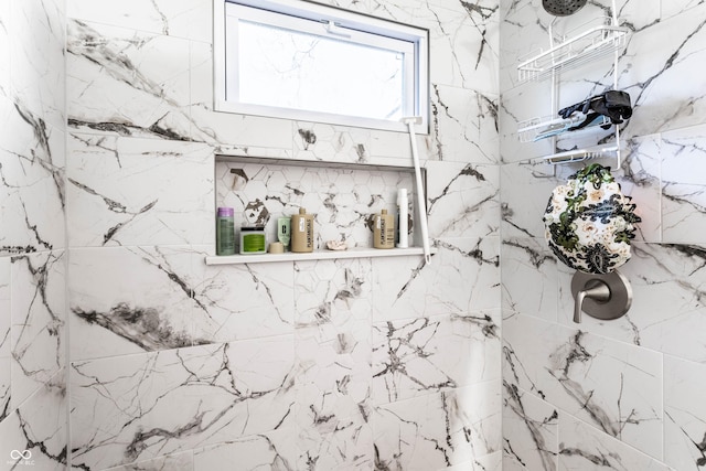 room details with a shower