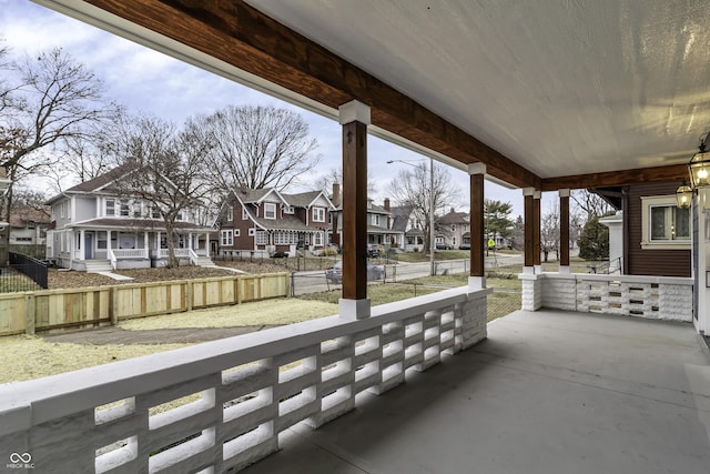 view of patio / terrace featuring a porch