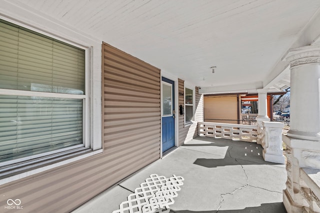 view of patio / terrace featuring a porch