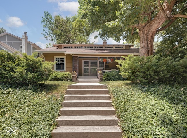 view of front of home