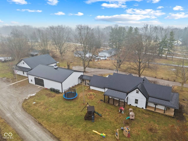 drone / aerial view