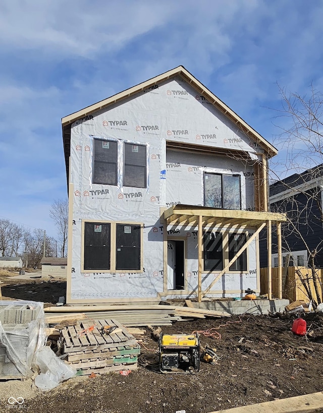 view of front of home