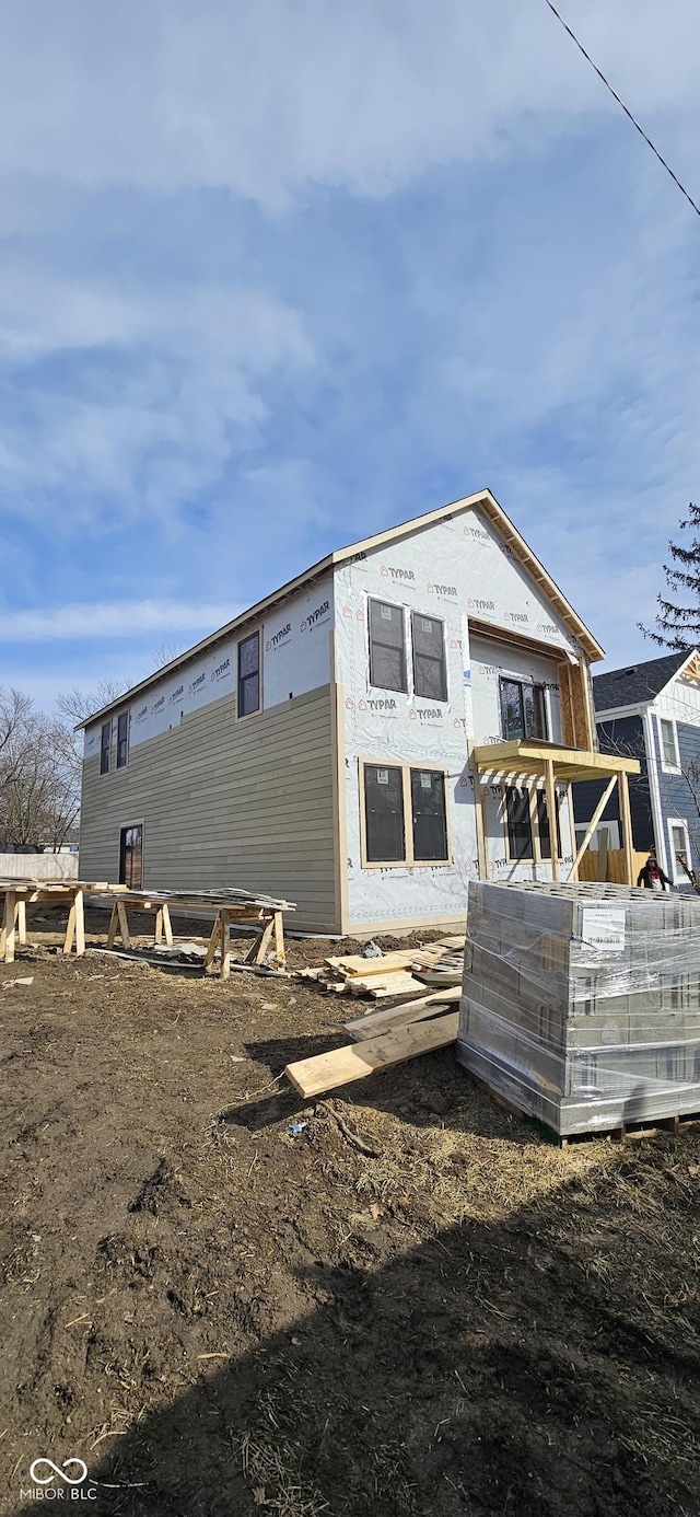 view of rear view of house