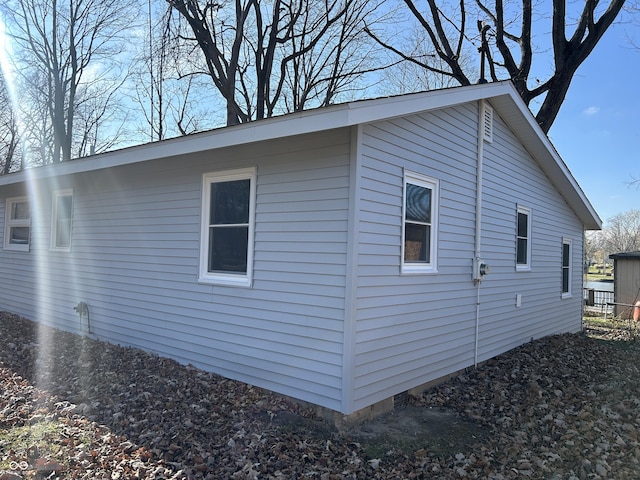 view of side of property