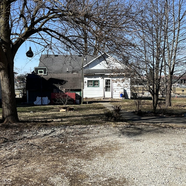 view of rear view of house