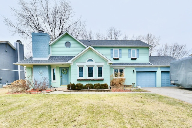 11710 E 75th St, Indianapolis, IN 46236 - view of property with a front lawn