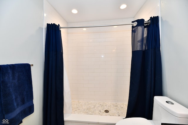 11710 E 75th St, Indianapolis, IN 46236 - bathroom with curtained shower and toilet