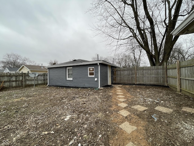 view of back of property