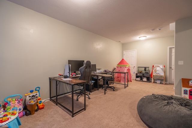 office with carpet floors