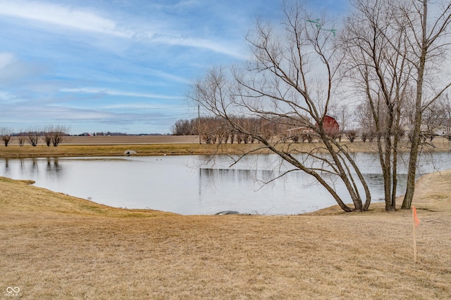 view of water feature