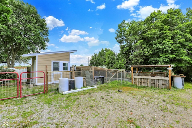 800 N 400 W, Bargersville, IN 46106 - view of yard with a gate and an outbuilding