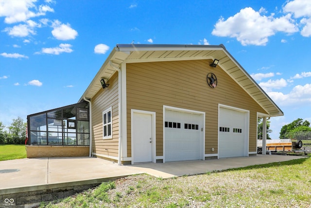 800 N 400 W, Bargersville, IN 46106 - view of detached garage