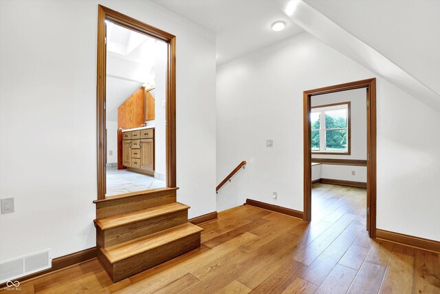 800 N 400 W, Bargersville, IN 46106 - stairs featuring wood-type flooring and baseboards