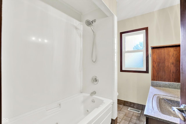 800 N 400 W, Bargersville, IN 46106 - bathroom featuring vanity and a combined bath / shower with jetted tub