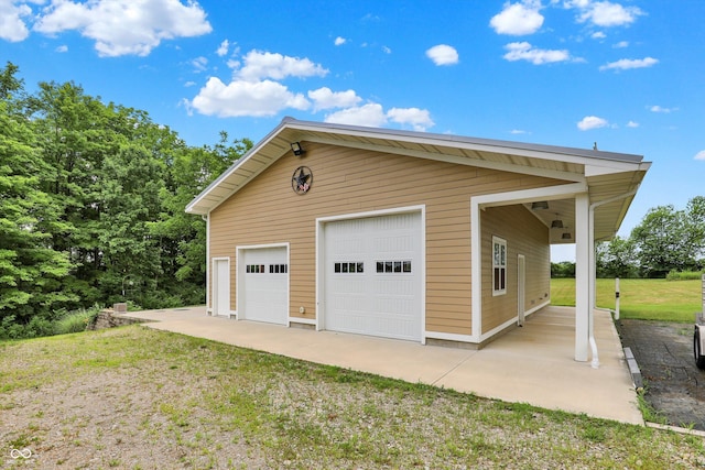 800 N 400 W, Bargersville, IN 46106 - view of detached garage
