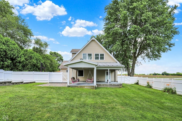 800 N 400 W, Bargersville, IN 46106 - rear view of house featuring a fenced backyard