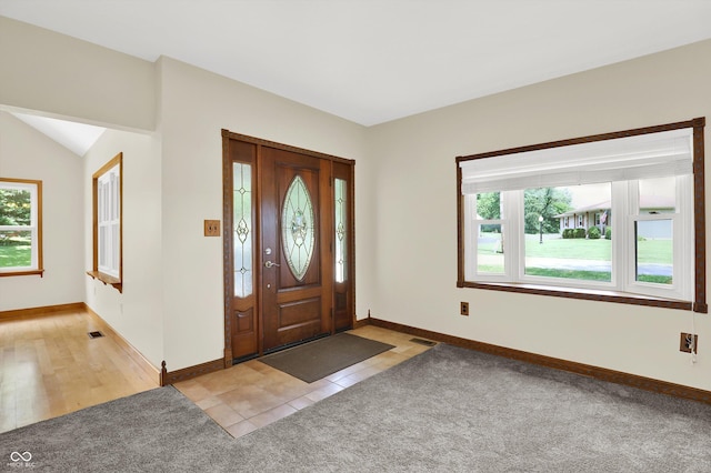 800 N 400 W, Bargersville, IN 46106 - entrance foyer with light carpet and baseboards