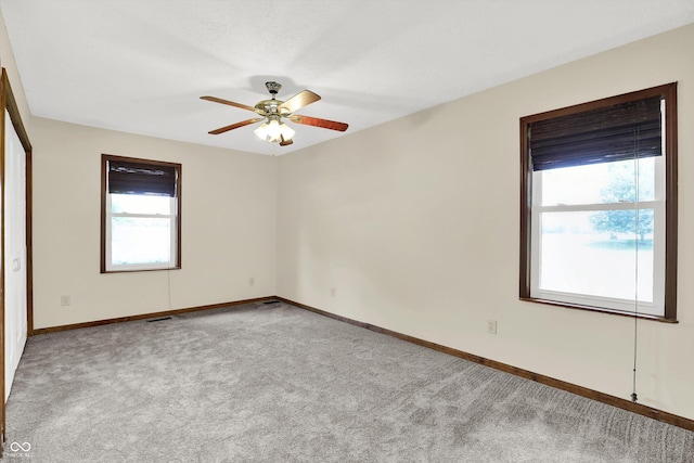 800 N 400 W, Bargersville, IN 46106 - unfurnished room with carpet and ceiling fan