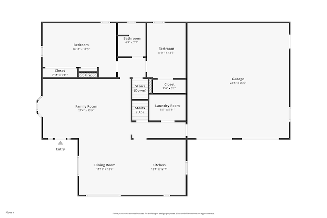 800 N 400 W, Bargersville, IN 46106 - view of room layout