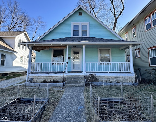 bungalow with covered porch